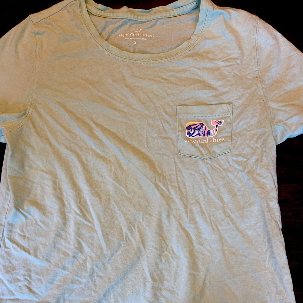 Vineyard Vines Mint Green Short Sleeve Shirt Small